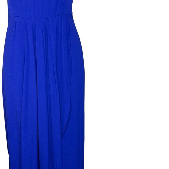 Yumi Kim So Social Royal Blue Sleeveless Midi Tulip Dress | Size L - Picture 6 of 12